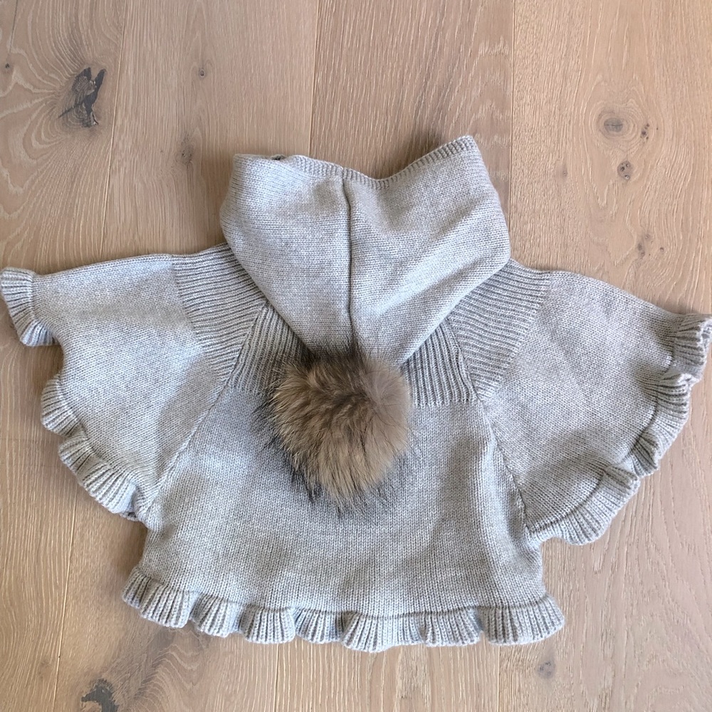 Girls Foque sweater poncho